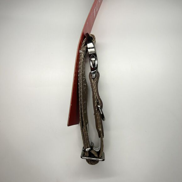 Reddy Tan Brown Jacquard Dog Collar Size Small S 9-14 Inches - Picture 5 of 5